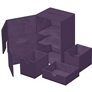 Ultimate Guard Twin Flip`n`Tray 160+ XenoSkin Monocolour Purple - Card Storage Box