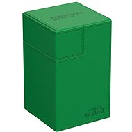 Ultimate Guard Flip`n`Tray 100+ XenoSkin Monocolour Green - Card Storage Box