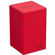 Ultimate Guard Flip`n`Tray 100+ XenoSkin Monocolour Red - Card Storage Box