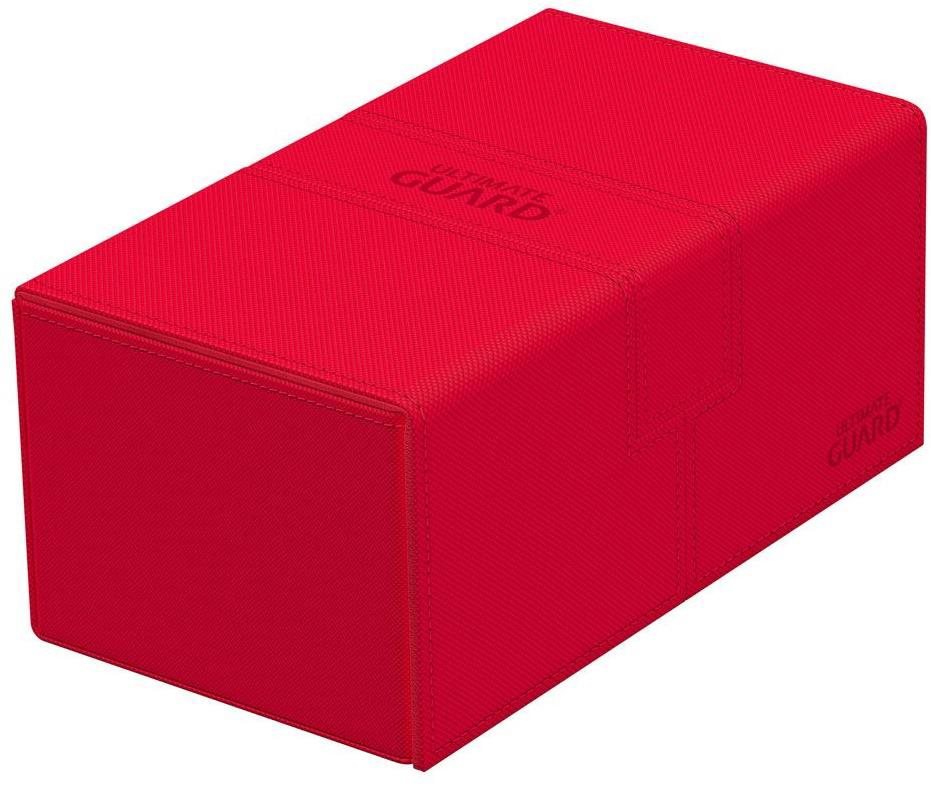 Ultimate Guard - Twin Flip 'n' Tray box 200+ (Mono Red) - Card Storage Box
