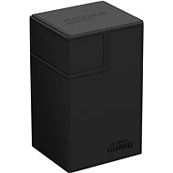 Ultimate Guard Flip`n`Tray 80+ XenoSkin Monocolour Black - Card Storage Box
