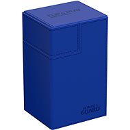 Ultimate Guard Flip`n`Tray 80+ XenoSkin Monocolour Blue - Card Storage Box