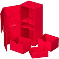 Ultimate Guard Twin Flip`n`Tray 266+ Xenoskin Red - Card Storage Box
