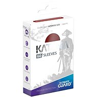 Ultimate Guard - Katana Sleeves Japanese Size Red 60 covers - Card Case