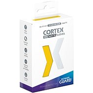 Ultimate Guard - Card Covers - Cortex Sleeves Standard Size Matte Yellow 100 pcs - Card Case