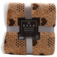 Home Elements Mirkoflanelová deka s beránkem, Srdce - Deka