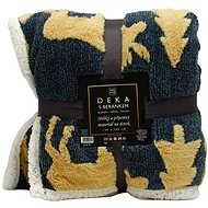 Home Elements Deka s beránkem, jacquard vzor Los, tmavě šedá - Deka