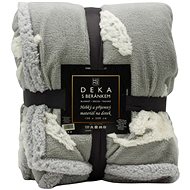 Home Elements Deka s beránkem, jacquard vzor Baletka, šedá - Blanket