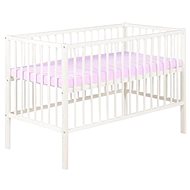 Nellys, Crib BASIC, 120 × 60 cm, white - Cot