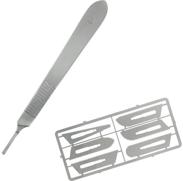 SHESTO Modelcraft knife with saw blades, thickness. 0.24 mm (set) - Model Making Accessories