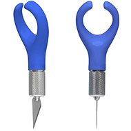 SHESTO Modelcraft fixed blade finger knife, 2 blades #1 - Model Making Accessories