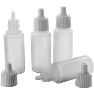 SHESTO Modelcraft plastic container 17 ml with cap (4 pcs) - Model Making Accessories