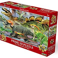 Prime 3D Puzzle with 3D Effect 100 Pieces Triceratops - Jigsaw Puzzle