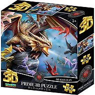 Prime 3D Puzzle with 3D Effect 150 Pieces Anne Stokes: Dragon Clan - 3D Puzzle