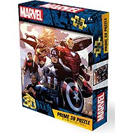 Prime 3D Puzzle with 3D Effect 300 pieces Marvel Avengers - Jigsaw Puzzle