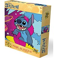Prime 3D Puzzle with 3D Effect 200 Pieces Stitch: Space Surfer - Jigsaw Puzzle