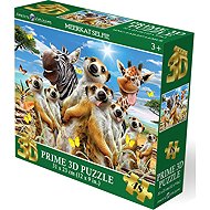 Prime 3D Puzzle with 3D Effect 48 Pieces Meerkat Selfie - Jigsaw Puzzle