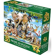 Prime 3D Puzzle with 3D Effect 48 Pieces African Smile - Jigsaw Puzzle