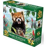 Prime 3D Puzzle with 3D Effect 48 Pieces Red Panda - Jigsaw Puzzle