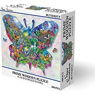 Prime3D Wooden Puzzle 200 Pieces Butterfly - Wooden Puzzle