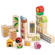 Tender Leaf Garden Blocks Fa kockák - Játékkocka gyerekeknek