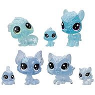 Littlest Pet Shop Zvieratká z ľadového kráľovstva 7ks – modré - Herná sada
