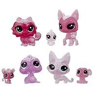 Littlest Pet Shop Állatkák a Jégvarázsból 7db - rózsaszín - Játékszett