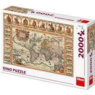 Historical World Map 2000 - Jigsaw Puzzle