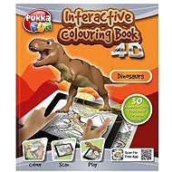 Interaktív kifestőkönyv 4D dinoszauruszok - Kifestőkönyv