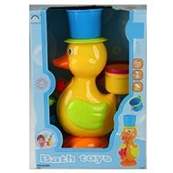 Ente mit Wassermühle blau - Wasserspielzeug