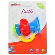 Baby Rattle Trumpet Red - Baby Rattle