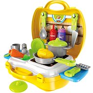 Set in suitcase cooker with accessories - Toy Kitchen Utensils