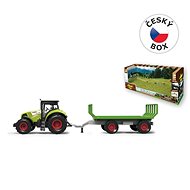MaDe Tractor with trailer, with sound and light, with 3 buttons - Tractor