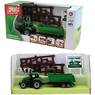 MaDe Tractor with tractor and accessories in window box - Tractor