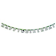Unique Birthday garland, Happy birthday, football, 213 cm - Party Accessories
