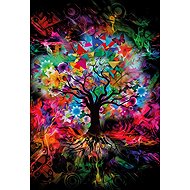 MAGNOLIA Puzzle coloured tree 1000 pieces - Jigsaw Puzzle