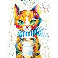 MAGNOLIA Puzzle coloured cat 1000 pieces - Jigsaw Puzzle