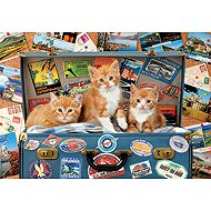 EDUCA Puzzle Traveling Kittens 200 pieces - Jigsaw Puzzle