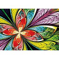 YAZZ Puzzle coloured flower 1000 pieces - Jigsaw Puzzle