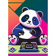 YAZZ Puzzle Happy Panda 1000 pieces - Jigsaw Puzzle