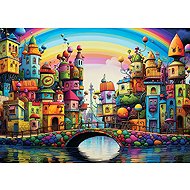 YAZZ Puzzle Rainbow City 1000 pieces - Jigsaw Puzzle