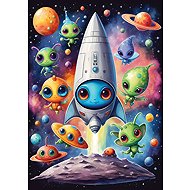 YAZZ Puzzle Aliens 1000 pieces - Jigsaw Puzzle