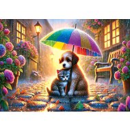 YAZZ Puzzle Under the umbrella 1000 pieces - Jigsaw Puzzle