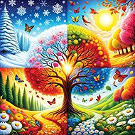 YAZZ Puzzle Four seasons 1023 pieces - Jigsaw Puzzle