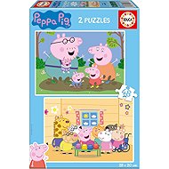 EDUCA Peppa Pig Puzzle 2 × 48 pieces - Jigsaw Puzzle