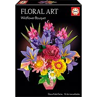 EDUCA 3D puzzle Floral Art - Field Bouquet - Jigsaw Puzzle