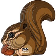 EUGY Čipmank 3D kartonová skládačka   - 3D Puzzle
