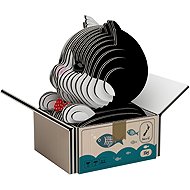 EUGY Tuxedo Cat 3D Cardboard Puzzle - 3D Puzzle