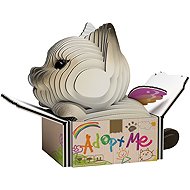 EUGY Kočka Mocha 3D kartonová skládačka   - 3D Puzzle