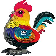 EUGY Kohout 3D kartonová skládačka   - 3D Puzzle